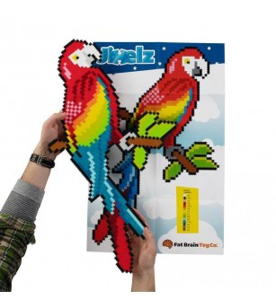 Set micro-puzzle Jixelz Fat Brain Toys 1500 piese - Up in the Air - Puzzle-uri