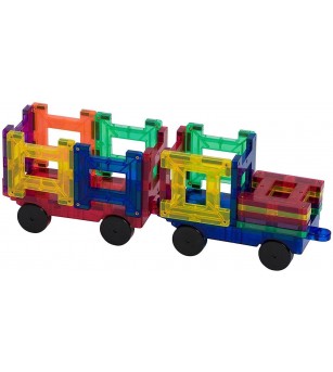 Set Playmags 20 piese magnetice - tren - Jucarii magnetice