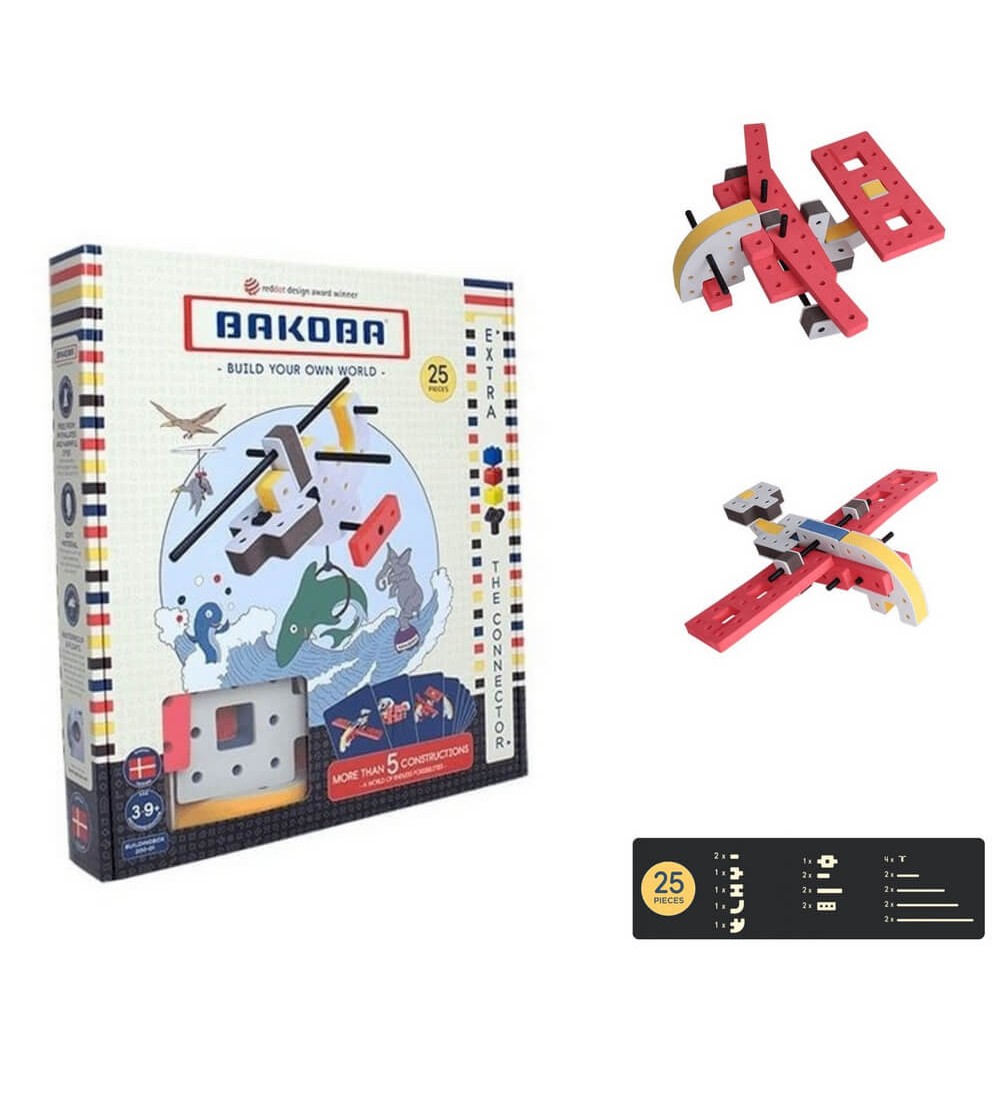Set Bakoba Building Box 1 - 25 piese - Jocuri construcție
