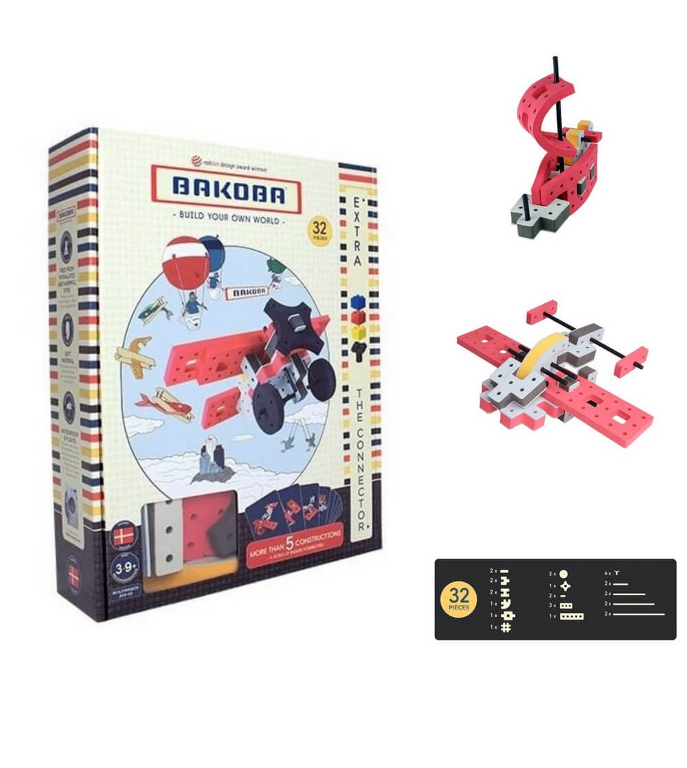 Set Bakoba Building Box 3 - 32 piese - Jocuri construcție