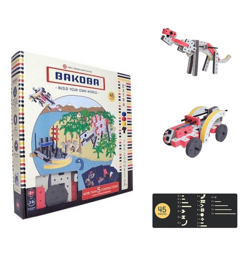 Set Bakoba Building Box 4 - 45 piese - Jocuri construcție