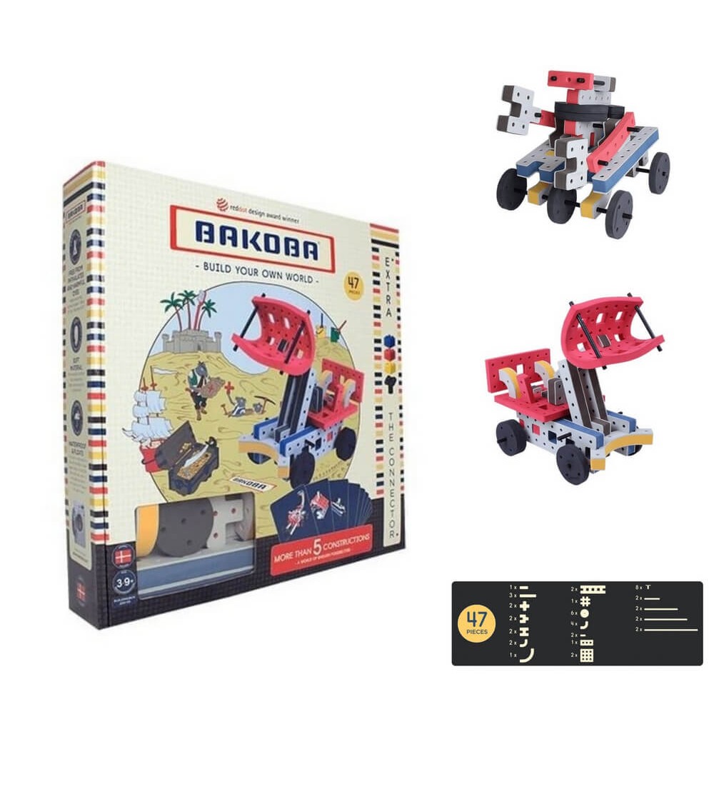Set Bakoba Building Box 5 - 47 piese - Jocuri construcție