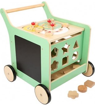 Premergator cu activitati, Legler Small Foot - Jucării de lemn si Montessori