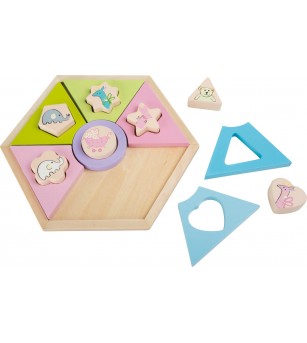 Puzzle din lemn, Legler Small Foot - Jucării de lemn si Montessori