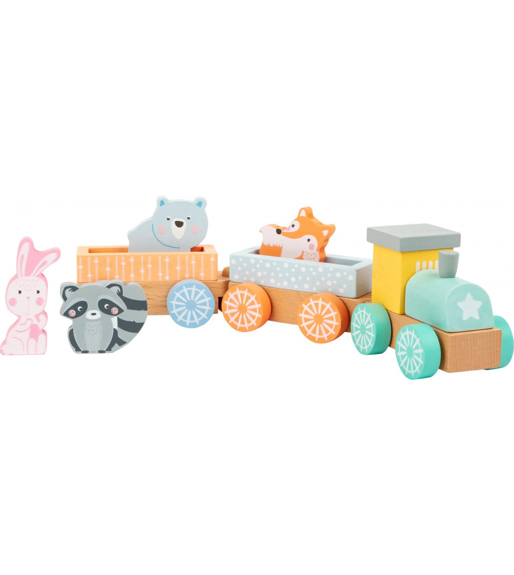 Tren din lemn Legler Small Foot - Vehicule de jucărie