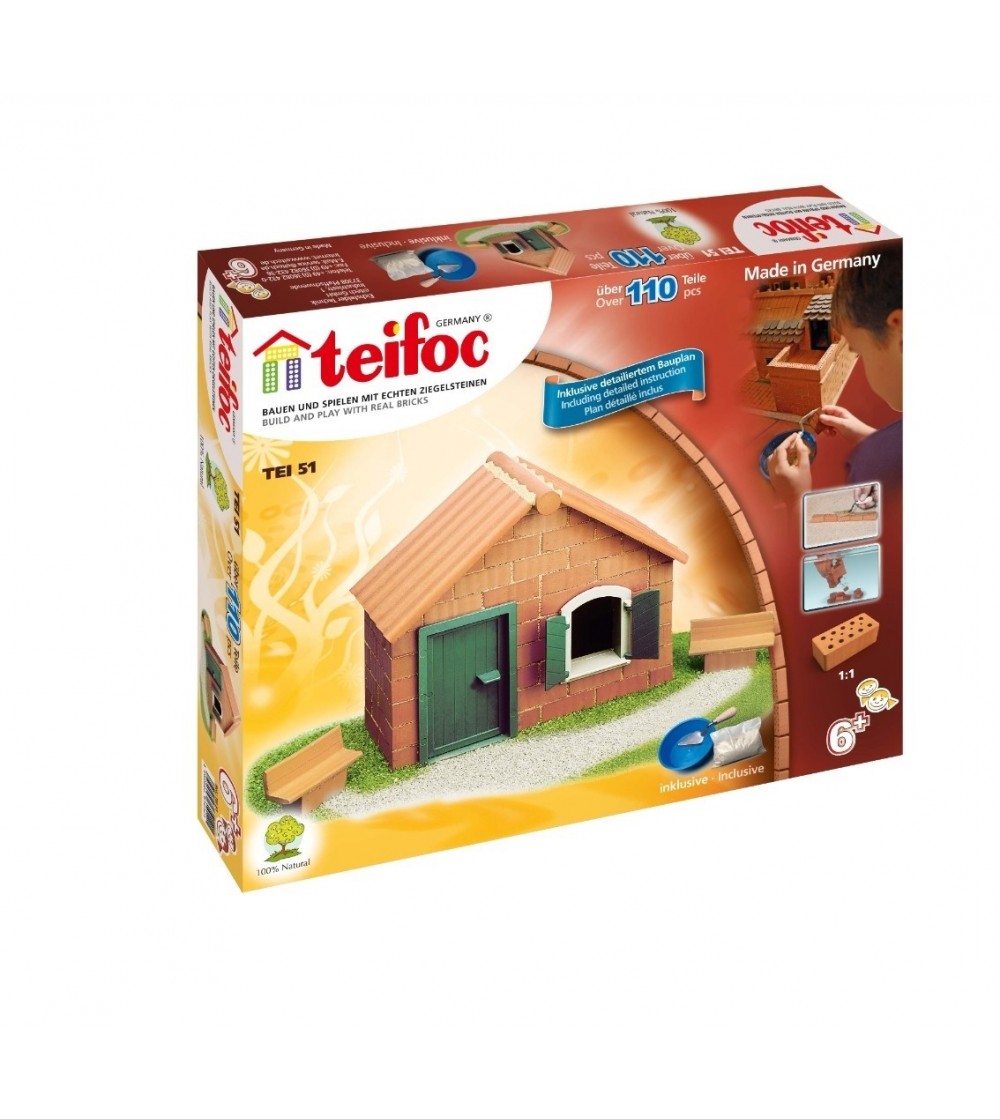 Kit de constructie Teifoc - Casuta Starter Set - Jocuri construcție