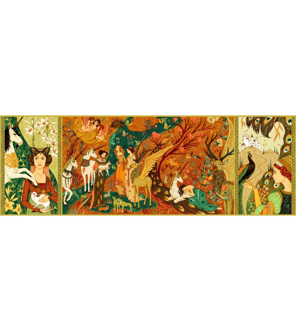 Puzzle Djeco Gradina cu unicorni - Puzzle-uri