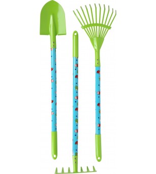 Set de gradinarit cu roaba, Legler Small Foot - Set de grădinărit