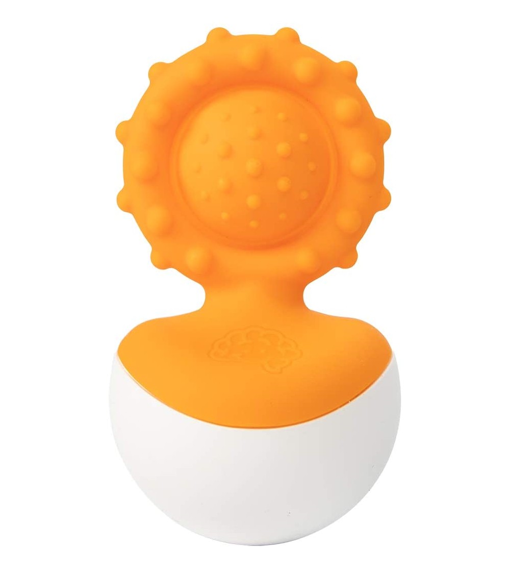 Jucarie senzoriala Dimpl Wobbl Fat Brain Toys - Orange - Jucării bebeluși