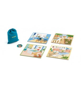 Joc de societate Djeco-Tapikekoi, Ce lipseste din casa? - Jocuri de masă