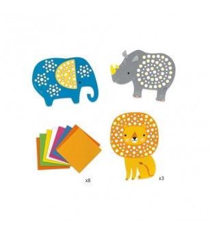 Mozaic Djeco Jungla vesela - Mozaic copii