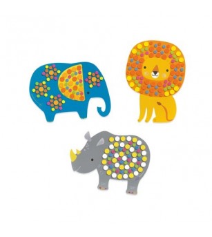 Mozaic Djeco Jungla vesela - Mozaic copii