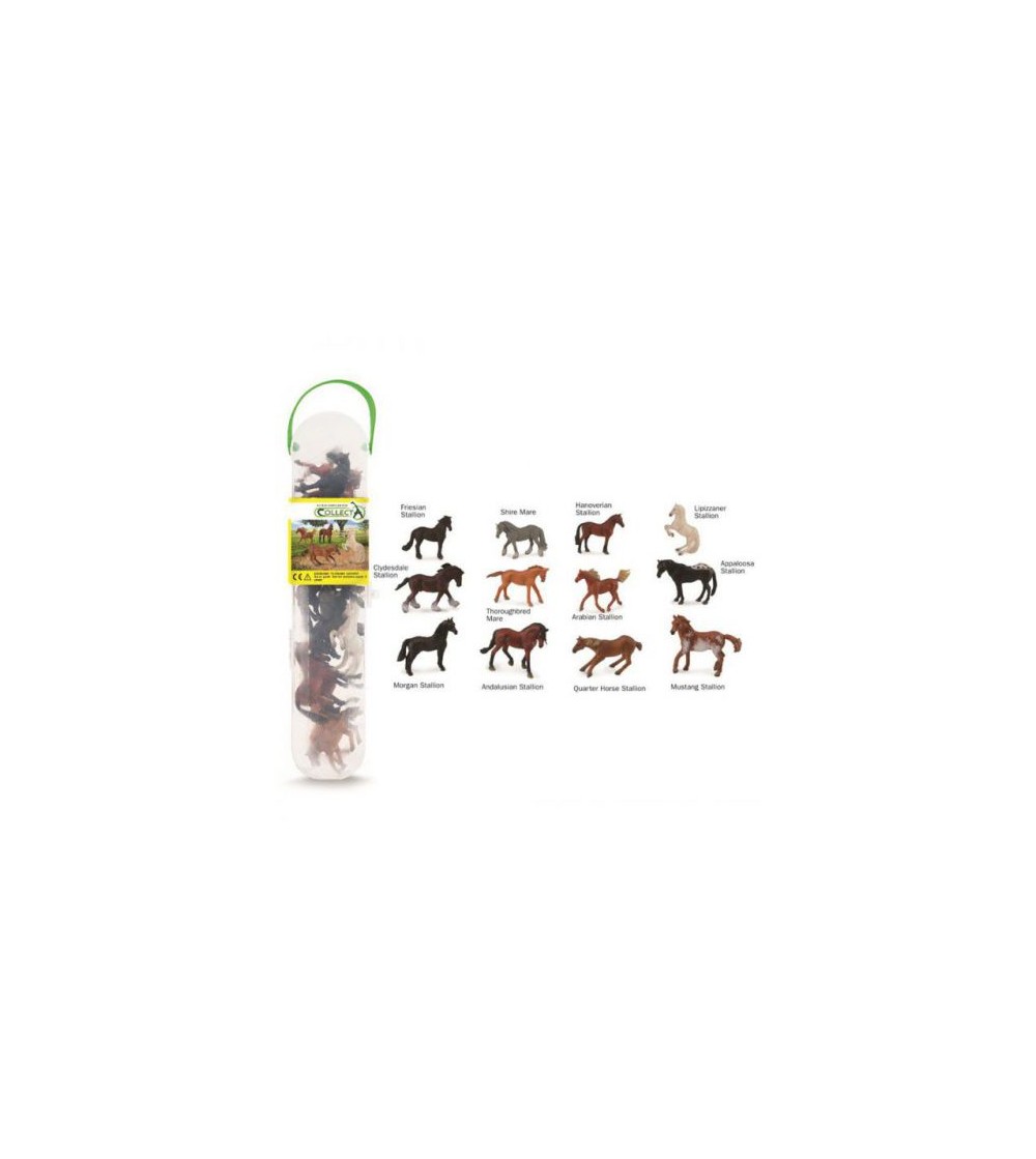 Cutie cu 12 minifigurine Collecta - Caluti - Figurine Cutie cu 12 minifigurine Collecta - Caluti - Figurine