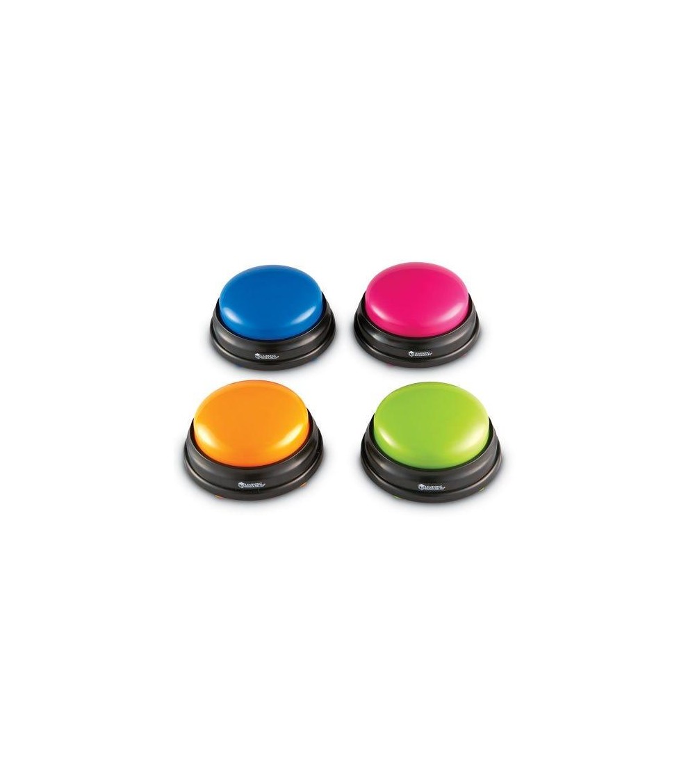 Buzzers (cu sunete pentru raspuns) - set 4 buc - Jocuri STEM