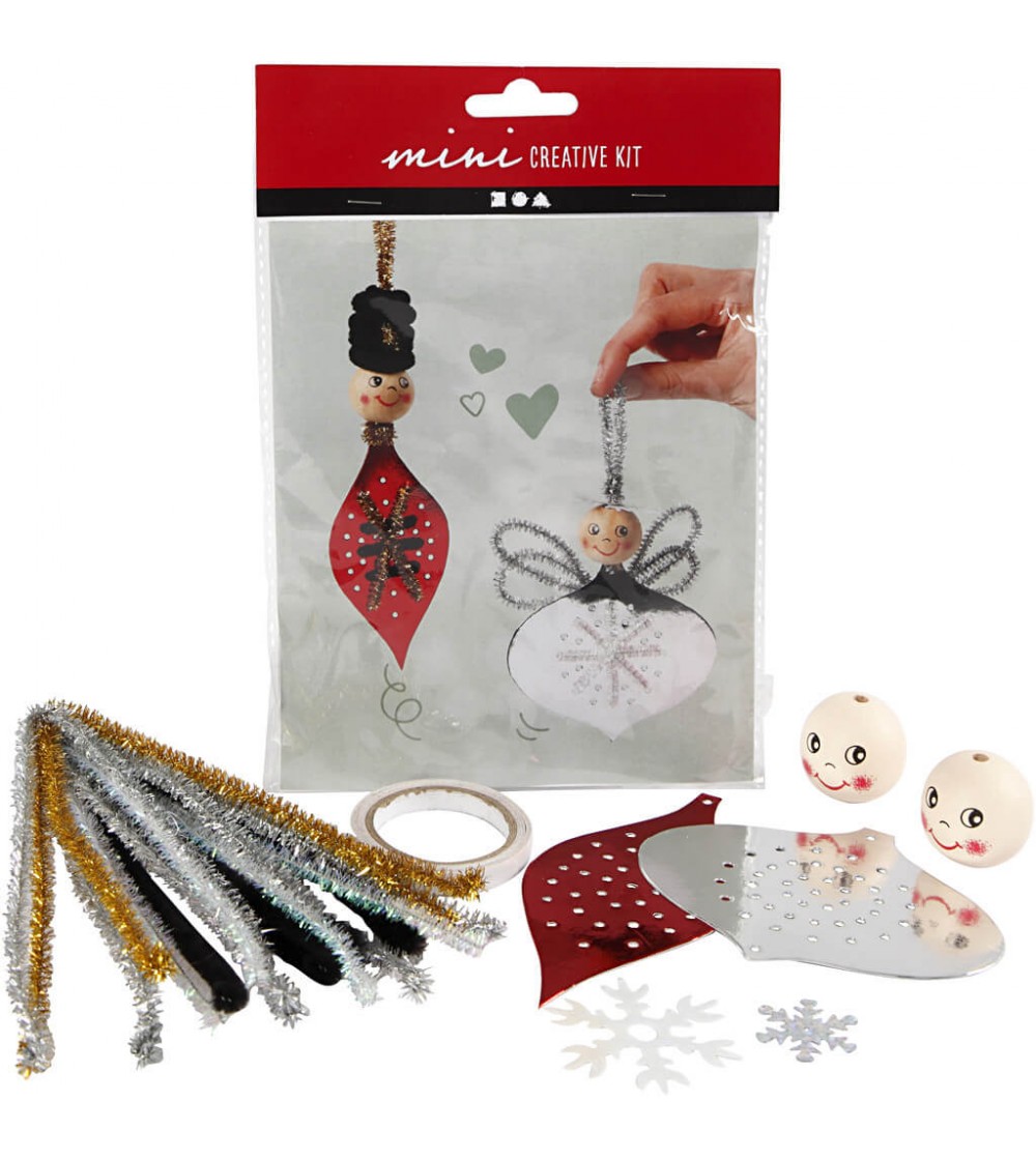 Mini kit DIY Ornamente Craciun pentru bradut - Seturi Crăciun