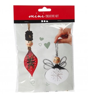 Mini kit DIY Ornamente Craciun pentru bradut - Seturi Crăciun