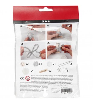 Mini kit DIY ornamente Craciun - Ingeras 2 bc - Seturi Crăciun