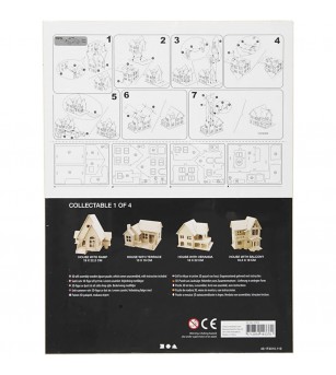 Kit asamblare - Casuta cu veranda - Art and crafts Kit asamblare - Casuta cu veranda - Art and crafts