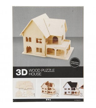 Kit asamblare - Casuta cu veranda - Art and crafts Kit asamblare - Casuta cu veranda - Art and crafts