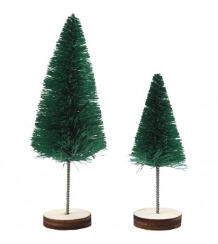 Set 5 braduti decorativi, verde - Seturi Crăciun Set 5 braduti decorativi, verde - Seturi Crăciun