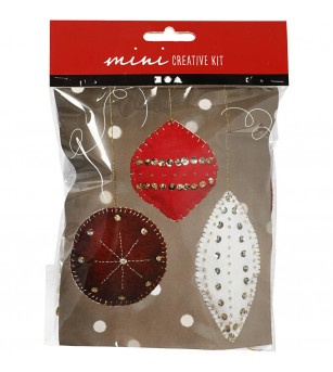 Mini kit DIY Ornamente Craciun pentru brad - Seturi Crăciun