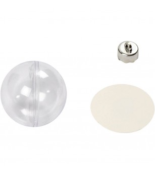 Set 8 globuri transparente pentru decorat, 6 cm - Seturi Crăciun Set 8 globuri transparente pentru decorat, 6 cm - Seturi Crăciun