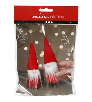 Mini kit DIY Ornamente Craciun - Gnom 2 bucati - Art and crafts