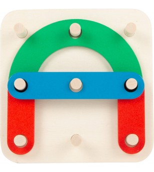 Joc din lemn Legler Small Foot, numere si litere - Jucării creativ-educative