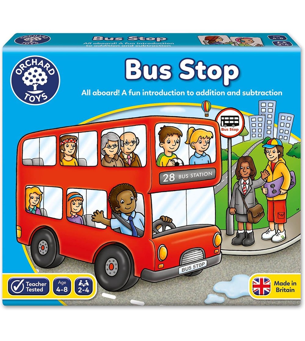 Joc educativ Orchard Toys Autobuzul - BUS STOP - Jocuri de masă