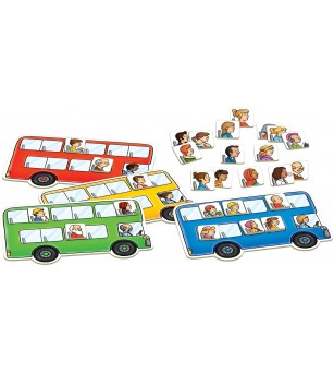 Joc educativ Orchard Toys Autobuzul - BUS STOP - Jocuri de masă
