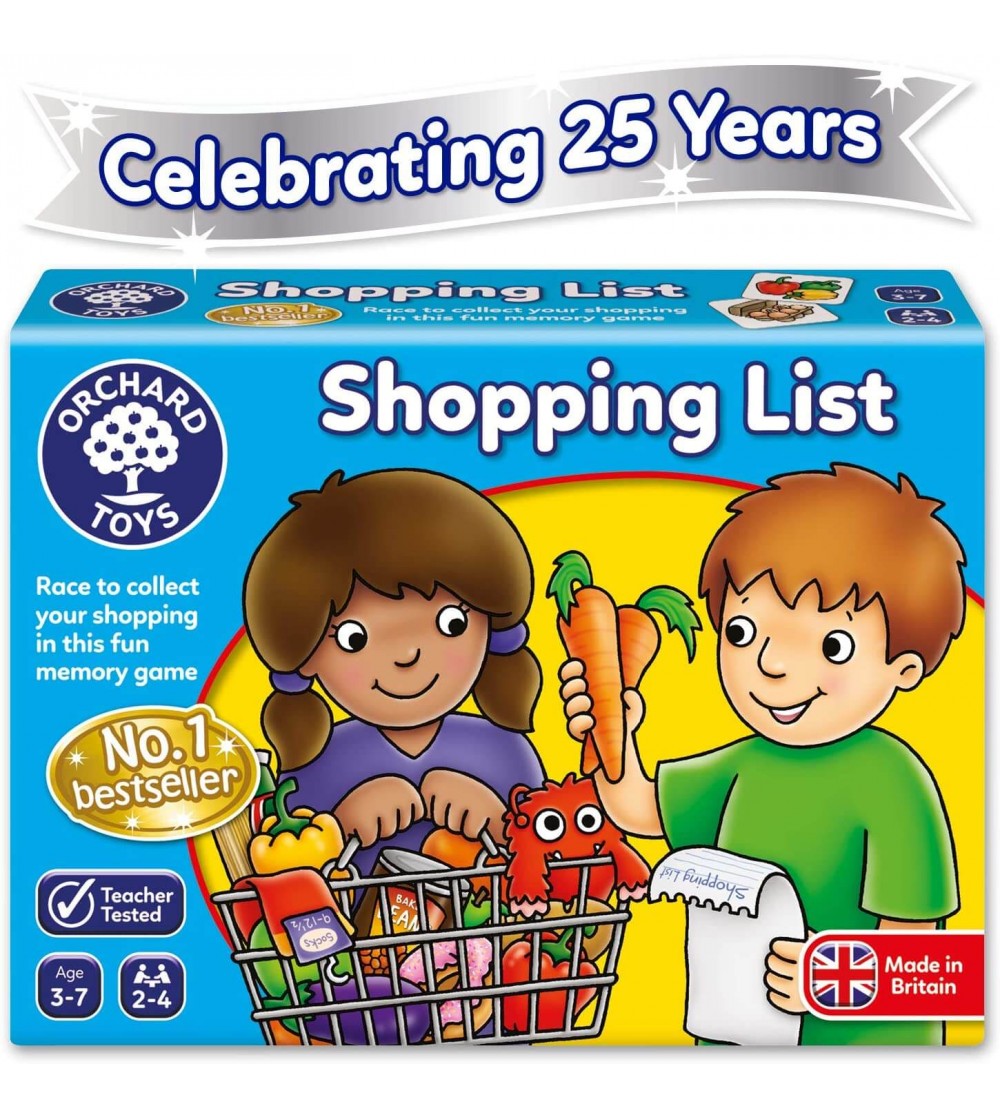 Joc educativ in limba engleza Orchard Toys - Lista de cumparaturi - Jocuri de observație și atenție