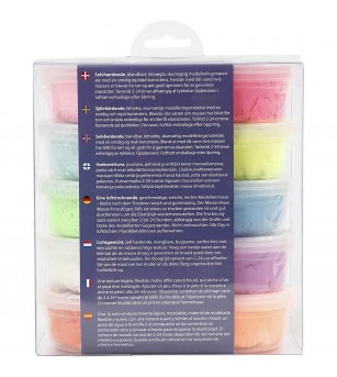 Set plastilina moale Silk Clay 10 culori de baza - Silk Clay
