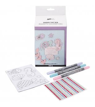 Kit DIY decoratiuni magnetice - sub mare - Seturi creative pentru copii