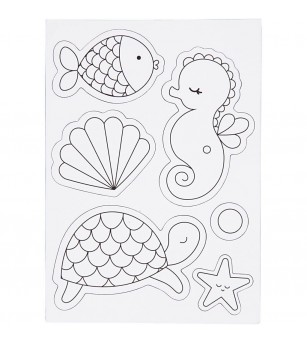 Kit DIY decoratiuni magnetice - sub mare - Seturi creative pentru copii