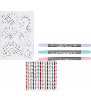 Kit DIY decoratiuni magnetice - sub mare - Seturi creative pentru copii