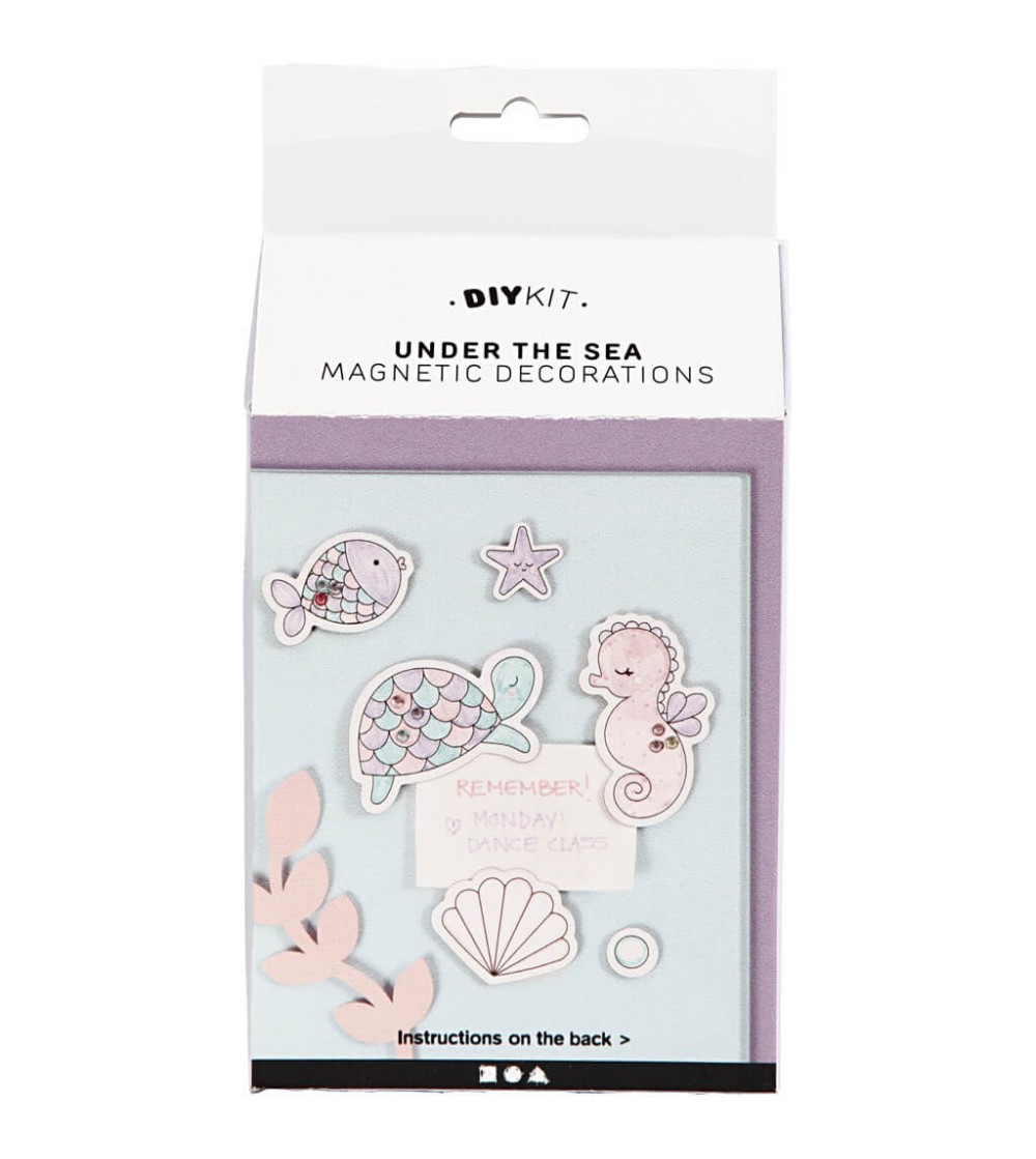 Kit DIY decoratiuni magnetice - sub mare - Seturi creative pentru copii