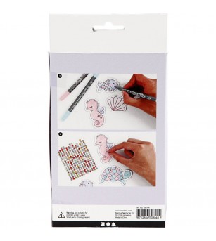 Kit DIY decoratiuni magnetice - sub mare - Seturi creative pentru copii