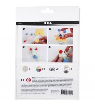 Mini kit creativ - Clovni - Seturi cu plastilină și modelare Mini kit creativ - Clovni - Seturi cu plastilină și modelare
