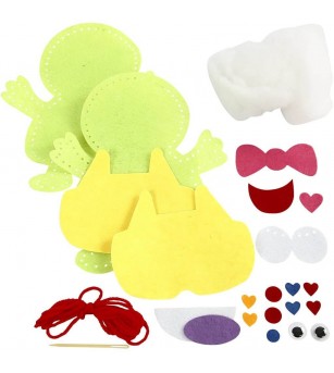 Set creativ - Kit animalut fetru DIY - broasca - Art and crafts
