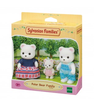 Figurine Sylvanian Families 5396 - Familia ursilor polari - Figurine