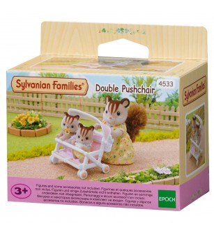 Sylvanian Families 4533 - Carucior dublu - Figurine