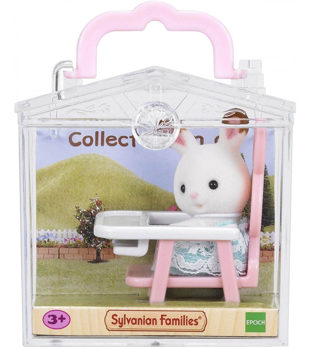 Figurina Sylvanian Families 5197 - Iepuras in scaun de masa - Figurine