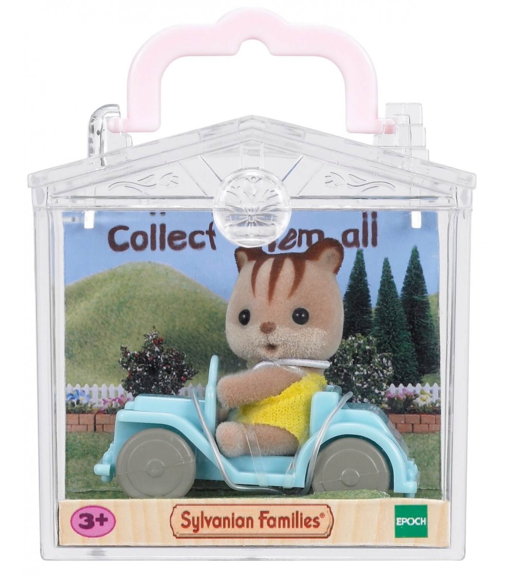 Figurina Sylvanian Families 5203 - Veverita cu masina - Figurine
