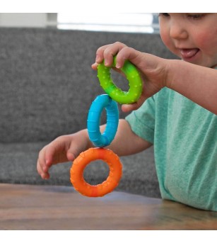 Jucarie senzoriala Fat Brain Toys Silly Rings - Jucării bebeluși