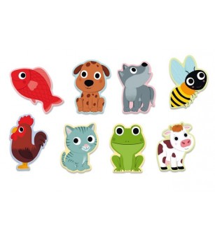 Joc de carti Djeco, Toddler Little Mime - Jocuri de memorie și asociere