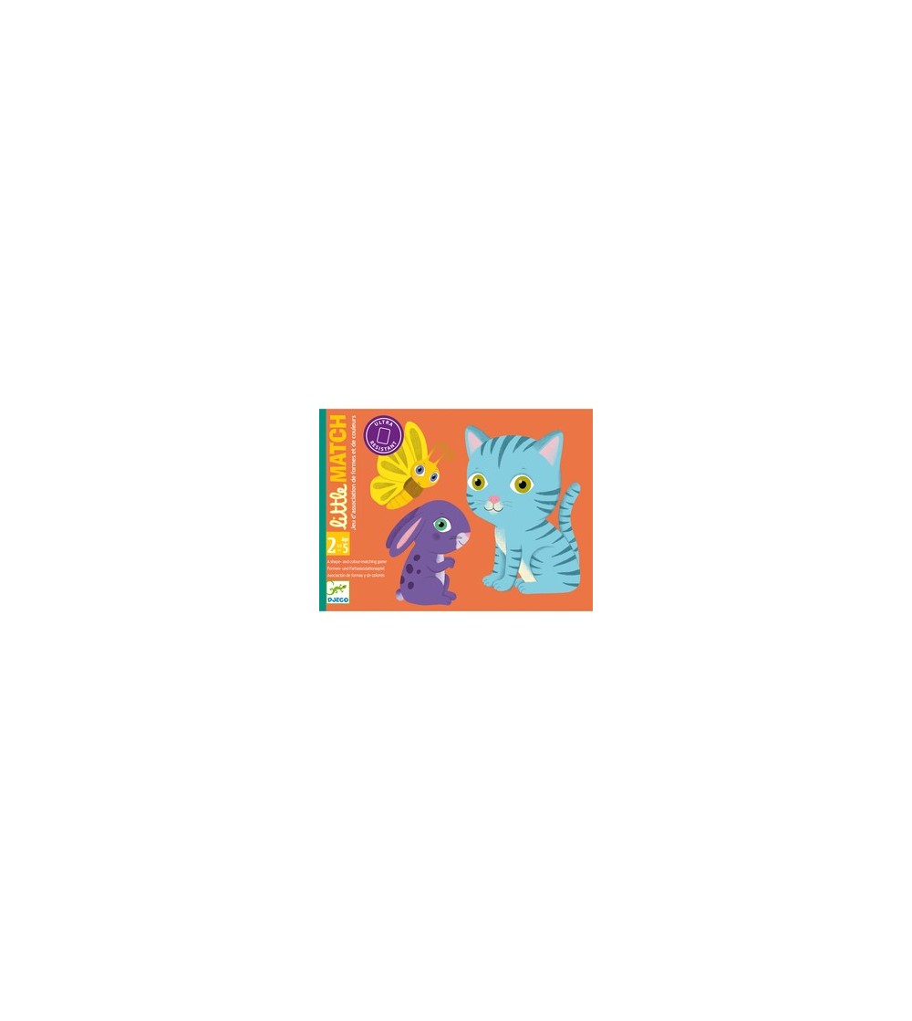 Joc de carti Djeco, Toddler Little Match - Jocuri de memorie și asociere