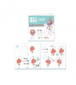 Set DIY Djeco, Dreamcatcher sirena - Seturi creative DIY