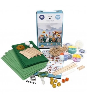 Kit creativ din plastilina Foam Clay si Silk Clay - Gradina de Pasti - Seturi cu plastilină și modelare