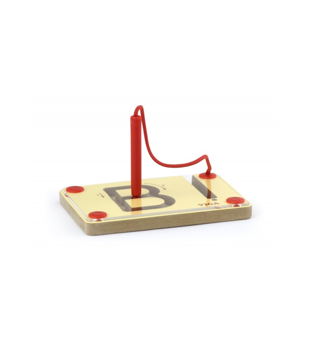 Set magnetic de scriere - Litere mari, Viga - Jucării de lemn si Montessori