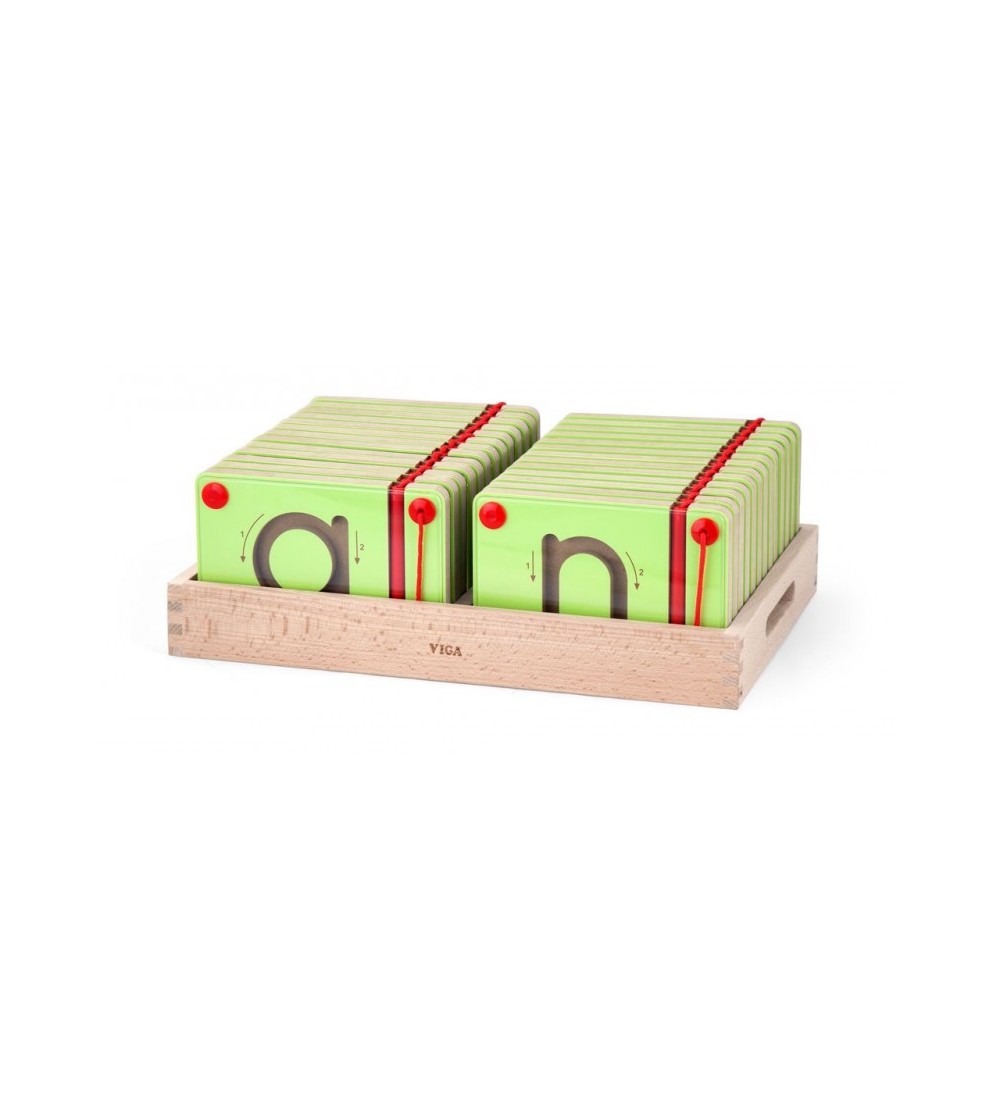 Set magnetic de scriere - Litere mici, Viga - Jucării de lemn si Montessori